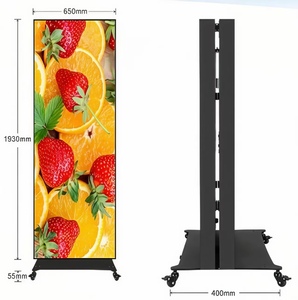 Pantalla LED plegable para interiores GOB P1.25, pantalla LED de 960x1920mm, panel LED de aluminio fundido a presión, pantalla publicitaria. - Product Image 2