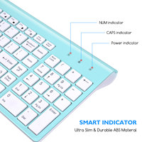 Diskon besar Set Keyboard dan Mouse portabel Cavier Et Souris besar-besaran Keyboard dan Mouse portabel senyap mengetik Keyboard nirkabel dan tetikus kombo