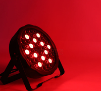 Projecteur LED plat silencieux et fin 54x3W RGBW, mélange de couleurs, éclairage de scène, éclairage DMX512 pour club, bar, discothèque, DJ
