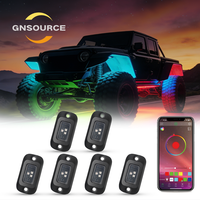 GNSOURCE Nouveau kit d'éclairage LED RGB pour le dessous de caisse 12V 54W avec télécommande pour véhicules - Voiture/Camion/Moto/Tout-terrain/SUV/UTV/ATV
