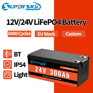 แบตเตอรี่ลิเธียมแบบ Deep Cycle 12v 24v ชุดแบตเตอรี่ลิเธียมไอออน 100ah 200ah 300ah ชุดแบตเตอรี่ Lifepo4 สำหรับเก็บพลังงานภายในบ้าน - Product Image 1