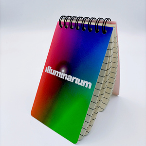 Tùy chỉnh kích thước A7 đôi xoắn ốc lót <span class=keywords><strong>Memo</strong></span> Pads biểu tượng độc đáo lá lỏng tính năng từ trường/văn phòng sử dụng làm giấy tái chế - Product Image 1