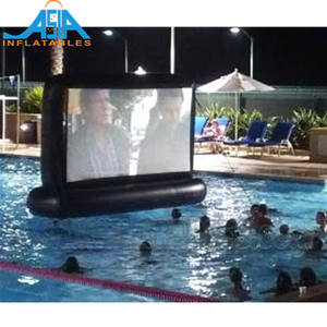 Impermeable piscina al aire libre pantalla de cine con proyector - Product Image 4