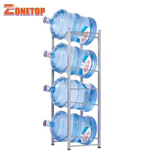 Tầng Đứng Siêu Thị Hiển Thị Đứng Rack/Lưu Trữ Kim Loại Rack Hiển Thị/5 Gallon Nước Chai Hiển Thị Đứng - Product Image 1
