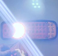 Feu arrière de style Dongfeng violet à 46 LED / Feu arrière de camion à 40 LED (12V/24V)