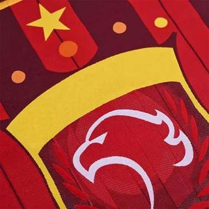 วัสดุพิมพ์ลายตามสั่งแบบเปล่า ธงสามเหลี่ยมแขวนสำหรับกีฬา พิมพ์ได้สองด้าน สำหรับแลกเปลี่ยนธงฟุตบอล - Product Image 5