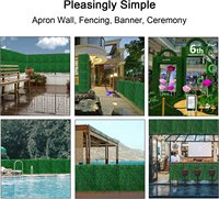 Panneaux de haie en buis artificielle, panneaux muraux en gazon artificiel, haie en buis, fausses plantes en plastique, mur vert, plantes artificielles, décoration
