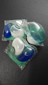 CHANO kapsul cuci cair semua lapisan ganda, kapsul cuci semua lapisan 3 dalam 1 dan deterjen cucian 4 dalam 1 25 & 20 Gram Pods cucian sekali pakai - Product Image 2