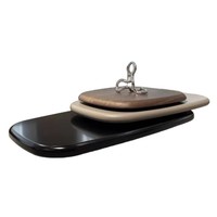 Table basse convertible multifonction en bois couleur noyer moderne, grande taille, pour salon de luxe et usage hôtelier