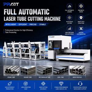 Machine de découpe laser de tubes entièrement automatique avec alimentation automatique des matériaux pour le traitement des tuyaux industriels - Product Image 4