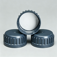 Échantillon Gratuit Bouchon à Vis Rond en Plastique de 38mm 52mm pour Bidon d'Huile et Produits Chimiques, Bouchon Verseur de 55mm pour Bouteille d'Huile Moteur