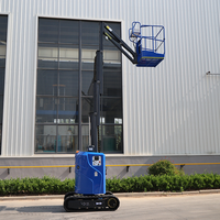 Nacelle élévatrice télescopique CD Crawler 7m 200kg Électrique 48V Batterie 220Ah Entièrement Automatique Double Contrôleur pour Construction et Utilisation Extérieure