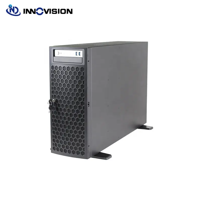 Tower Rack Convertible Server Computer Chassis Support 4090 3090 Gpu 8 Hotswap Server Case