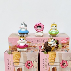 Lot de 5 figurines mignonnes en forme de donut de <span class=keywords><strong>chat</strong></span> dans une boîte surprise, idéales comme cadeaux - Product Image 3