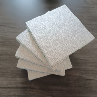 Feuille d'aluminium rectangulaire laminée double face |   Utilisation en milieu hospitalier et scolaire, bonne adhérence pour les panneaux composites d'isolation
