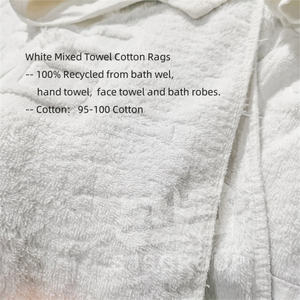 Chiffons de coton usagés pour le nettoyage industriel de magasin Chiffons d'essuyage en éponge Bonne voie et absorption d'huile - Product Image 5