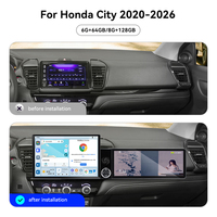 Radio Android 15 para Honda City 2020-2026, Pantalla GPS, Navegación Multimedia, Receptor Estéreo para Auto, Reproductor, Unidad Principal