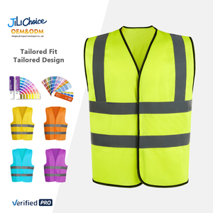 J & L os OEM سترات سلامة العمل معدات معطف واق من المطر واقية سترة عاكسة ملابس السلامة - Product Image 1