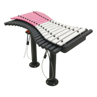 Dual-Player Sensory Training Interactive Outdoor Metal Percussion Instrument Kids Early Education Park School Home