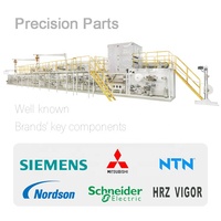 Hospital Nursing Pad Machinery Full Servo Voll automatische voll automatische Unterlage maschinen für kleine Unternehmen