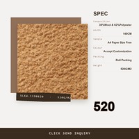 27 28 Best Seller Maillard Style Fashion Factory Cheap Price Light Brown Wool Polyester Blend Knit Boucle Looped Fabric