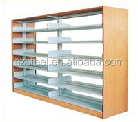 Chariot de bibliothèque, meuble de bibliothèque moderne, avec roulettes, petite étagère en bois