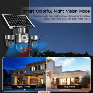 Sistema de Seguridad para el Hogar con Cámara Solar, Cámara PTZ Inalámbrica 4G de 6MP, Seguimiento de Movimiento en Exteriores, Alarma PIR CCTV para Casa y Jardín - Product Image 3