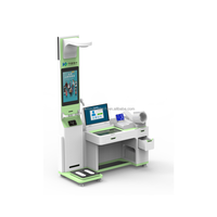 Huasheng Medical Manufacturer AI Touchscreen Telehealth Zelf-incheckingskiosken voor ouderen HS-V600 OEM