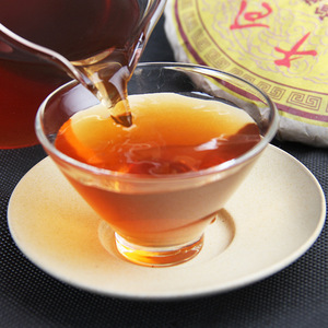 Thé Pu-erh fermenté du Yunnan en gros, Menghai <span class=keywords><strong>qi</strong></span> Zi Bing Cha <span class=keywords><strong>Shu</strong></span> Puer, gâteau de thé Puer, 357 grammes - Product Image 6