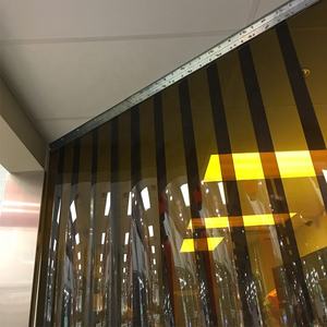 De fabriek verkoopt hittebestendige, vlamvertragende zwarte <span class=keywords><strong>PVC</strong></span> anti-UV las-scheidingsgordijn, anti-brand kunststof stripdeur-gordijn - Product Image 6