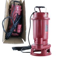 WQAS8-18-1.1 220v 380v besi cor tidak menyumbat pompa sedot sentrifugal pompa kotoran toilet pompa limbah