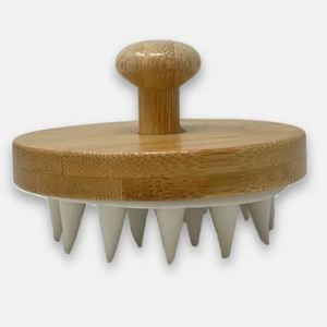 1Pc Coconut-Shell Biodegradable Natural Material Eco-friendly Scalp Massager <b>Brush</b> Shampoo Cleansing Hair Compact Waterproof - Product Image 3