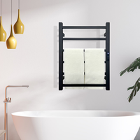Porte-serviettes de salle de bain chauffant électrique pour hôtel avec contrôle de la température, radiateur de serviette électrique