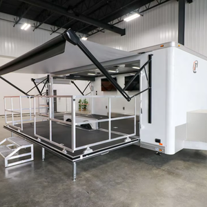 FOOD VAN avec certification CE/DOT, remorque de scène mobile personnalisable, remorque de scène à levage hydraulique pour événements en plein air, concerts - Product Image 1
