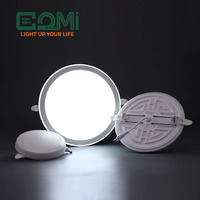 KEOU 18W/24W/36W Panneau lumineux LED à gradation RGB encastré Design éclairage latéral carré plastique/PC disponible 4000K 6500K ROHS SAA EMC