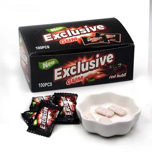Custom halal mint energy candy bubble chewing gum