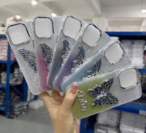 <span class=keywords><strong>Barato</strong></span> IMD mariposa fundas teléfono causa móvil celular accesorios Bling brillo cubierta para <span class=keywords><strong>iPhone</strong></span> 7 8X11 12 <span class=keywords><strong>13</strong></span> 14 15 16 Pro Max - Product Image 2