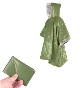 بونشو حراري للطوارئ بشعار مخصص، مقاوم للماء والرياح وعاكس للضوء، للتخييم في الهواء الطلق وكهدايا ترويجية - Product Image 5