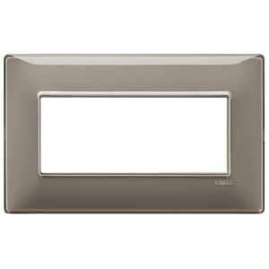 Vimar Wall <b>Switch</b> Plate 20.5x9.5x0.9 Cm Ash Color - Product Image 1
