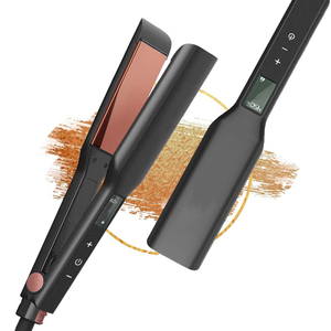 <span class=keywords><strong>Lisseur</strong></span> de <span class=keywords><strong>cheveux</strong></span> professionnel 3D LCD en titane PTC flottant 1,75'' avec panneau tactile avancé, chauffage rapide et <span class=keywords><strong>protection</strong></span> contre la surchauffe - Product Image 1