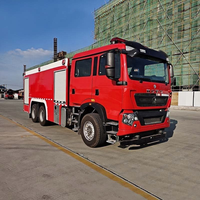 Camion-citerne diesel de lutte contre l'incendie avec réservoir d'eau de 7001-10000L, système à mousse, pompe à haute pression et canon à eau pour les urgences