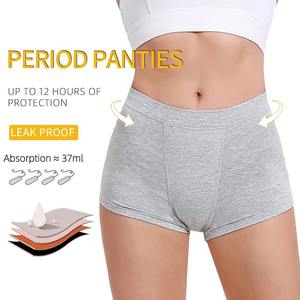 Venta al por mayor Bragas menstruales 4 capas a prueba de fugas de algodón <span class=keywords><strong>Bombacha</strong></span> Menstruales Bragas fisiológicas Mujeres Ropa interior Periodties - Product Image 5