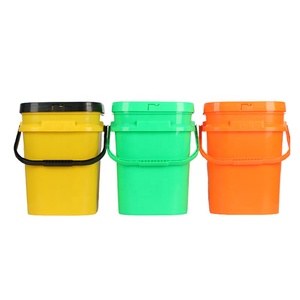 Secchi Quadrati in Plastica Prodotti in Cina, 5 Galloni, Grado Alimentare, Qualità Superiore in Bianco, Nero, Rosso, Giallo - Fusti, Secchi e Barili - Product Image 5