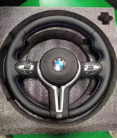 Volant pour BMW M Sports M2 M3 M4 M5 F10 F20 F22 F30 F32 F36 F40 F90 LED en fibre de carbone