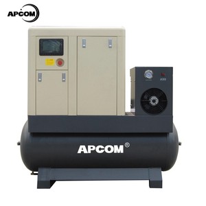 เครื่องอัดอากาศแบบสกรูโรตารี่ APCOM 7.5-22KW 8/12 บาร์ แบบอย่างติดตั้งถาวร ระบายความร้อนด้วยอากาศ ไม่ใช้น้ำมัน 380V - Product Image 4