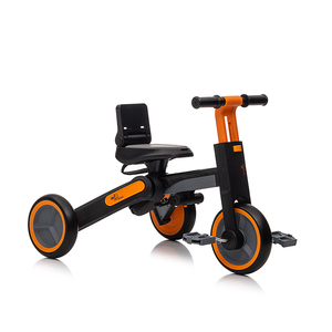 Tricycle de luxe pour bébé, tricycle pour enfants avec pare-soleil et barre de poussée, tricycle à 3 roues pour enfants, poussette pliable pour enfants - Product Image 5