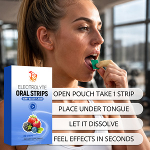 Bandes orales d'électrolytes à dissolution rapide avec sodium et potassium pour une hydratation rapide, sans sucre, supplément de récupération après l'exercice - Product Image 6