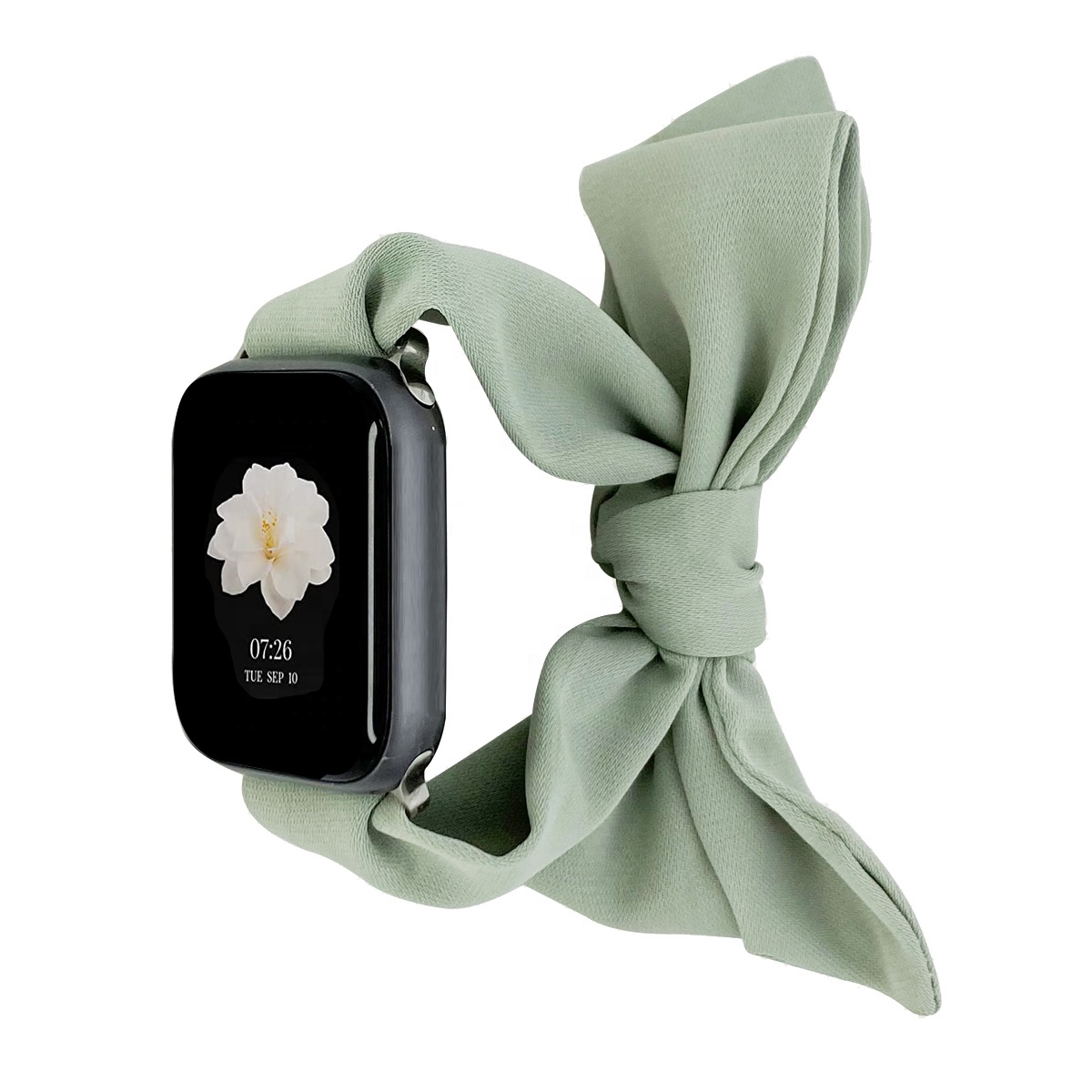 Striped Scarf Watch Band Combination Watch Fashion Strap Set for Iwatch