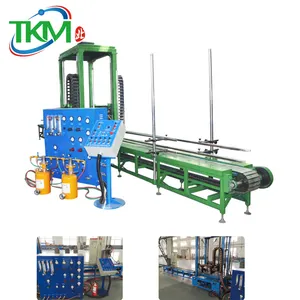 High Performance Automatic Wires Pipe Type Bundy Tube Condenser Double Fixtures Wire Mesh Welding Machine For Evaporator