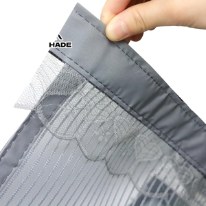 Bande magnétique <span class=keywords><strong>Rideau</strong></span> de <span class=keywords><strong>porte</strong></span> Prévention des mouches Polyester Matériau spécialement conçu Trous <span class=keywords><strong>d</strong></span>'<span class=keywords><strong>entrée</strong></span> intégrés Volets unis Nuances - Product Image 4